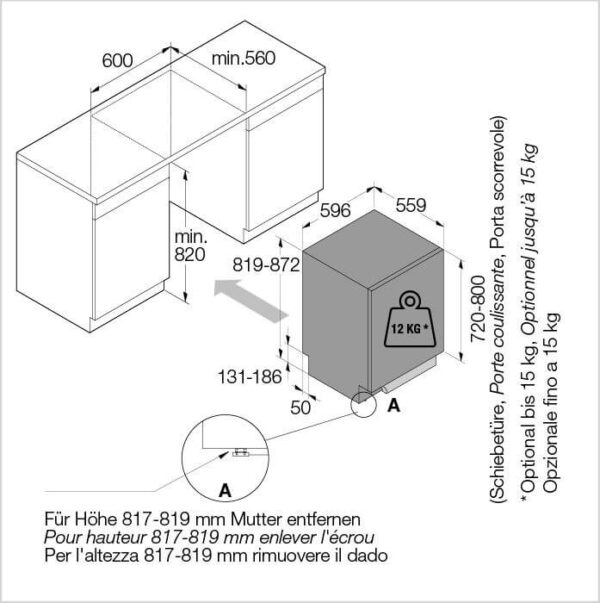 ASKO Geschirrspüler vollintegriert LOGIC (DSD533B) – Bild 4