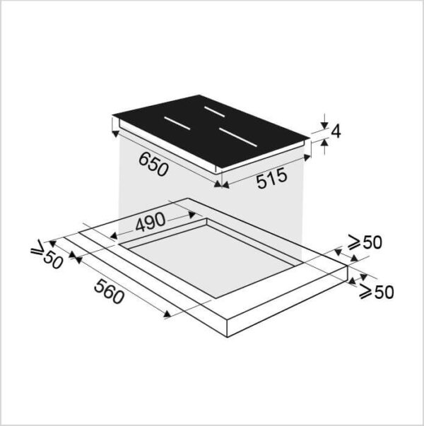 DE DIETRICH Induktionskochfeld (DPI4450G) – Bild 6