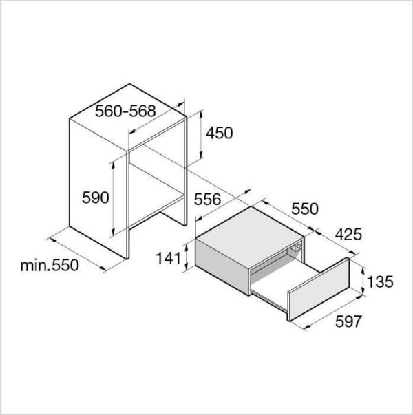ASKO Wärmeschublade ELEMENTS (ODW8128 G) – Bild 3