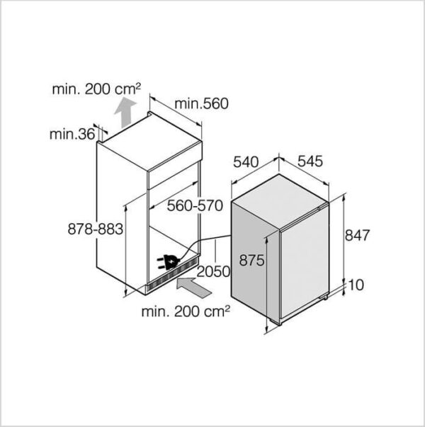 ASKO Gefrierschrank Einbau  PREMIUM, rechts wechselbar (FN30931I) – Bild 2