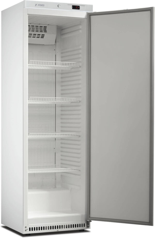 FORS Getränke- & Gewerbe-Kühlschrank, Volltür, weiss, rechts wechselbar (CCV400W)