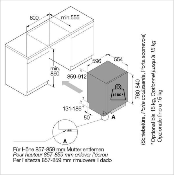 ASKO Geschirrspüler vollintegriert LOGIC XXL (DSD545KXXL) – Bild 4